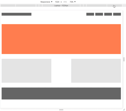 Responsive website tutorial image